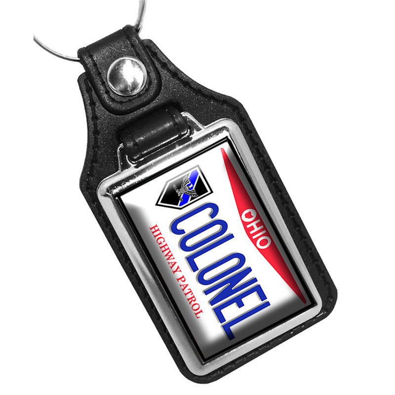 KR-1173 Key Ring - Ohio Highway Patrol Colonel Rank TBL