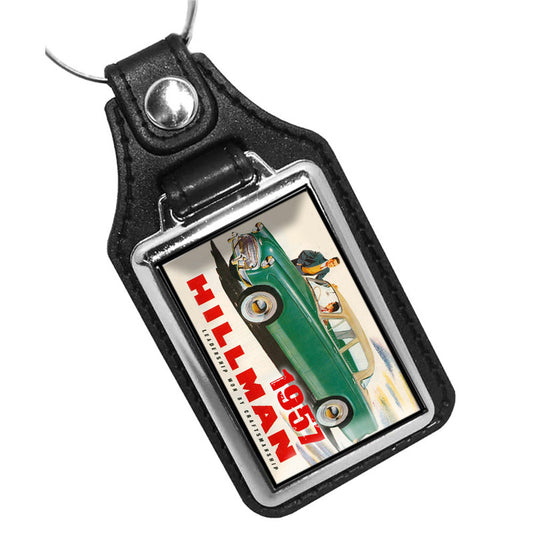 KR-1203 Key Ring - Classic 1957 Hillman Minx Motor Car