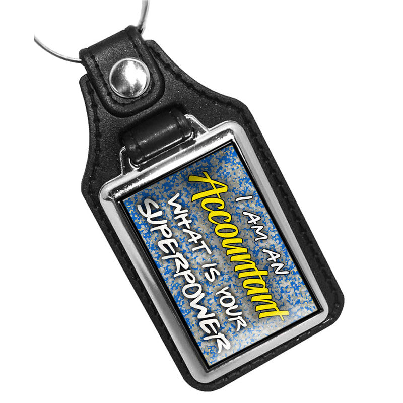 KR-1212 Key Ring - Novelty Accountant Saying What Is Your Super Power Accountant