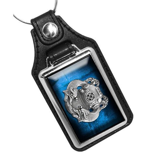 KR-127 Key Ring - Navy First Class Diver Helemt Design