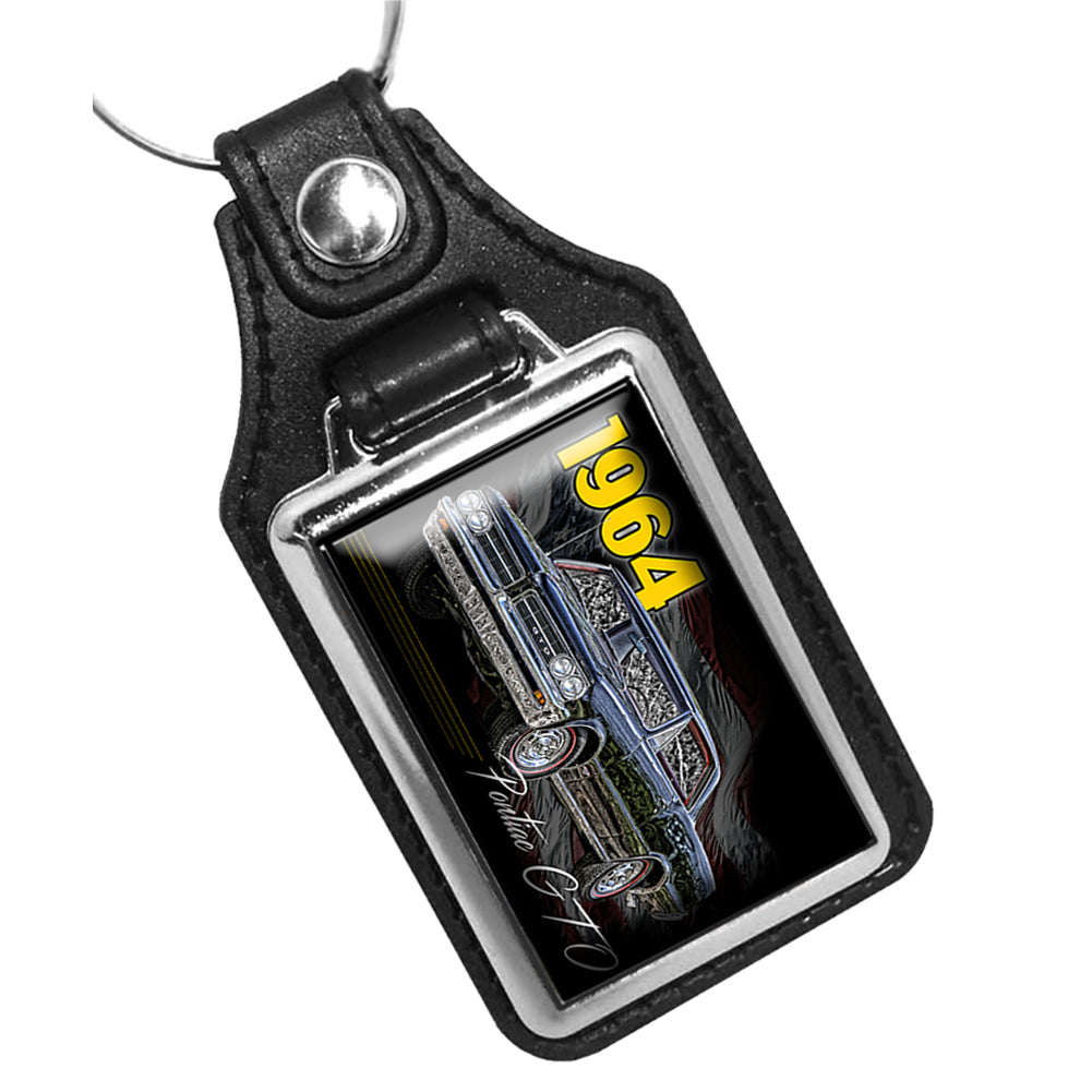 KR-1410 Key Ring - Classic 1964 Pontiac GTO Muscle Car