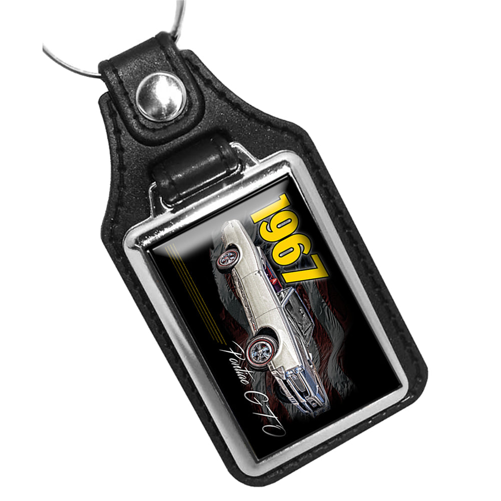 KR-1413 Key Ring - Classic 1967 Pontiac GTO Muscle Car