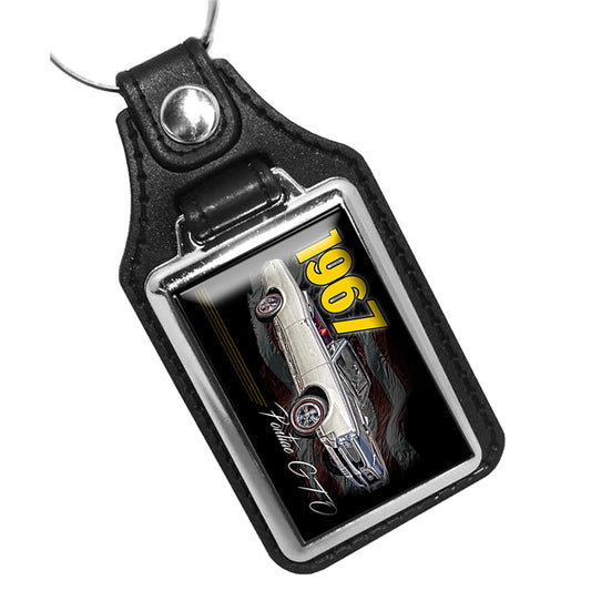 KR-1413 Key Ring - Classic 1967 Pontiac GTO Muscle Car