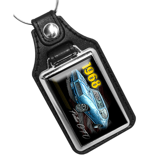 KR-1414 Key Ring - Classic 1968 Pontiac GTO Muscle Car