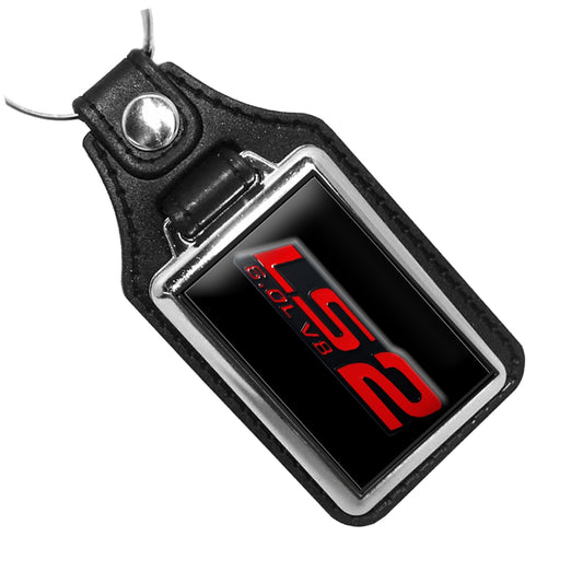 KR-1436 Key Ring - Corvette Engine LS2 6.0L V8 Design