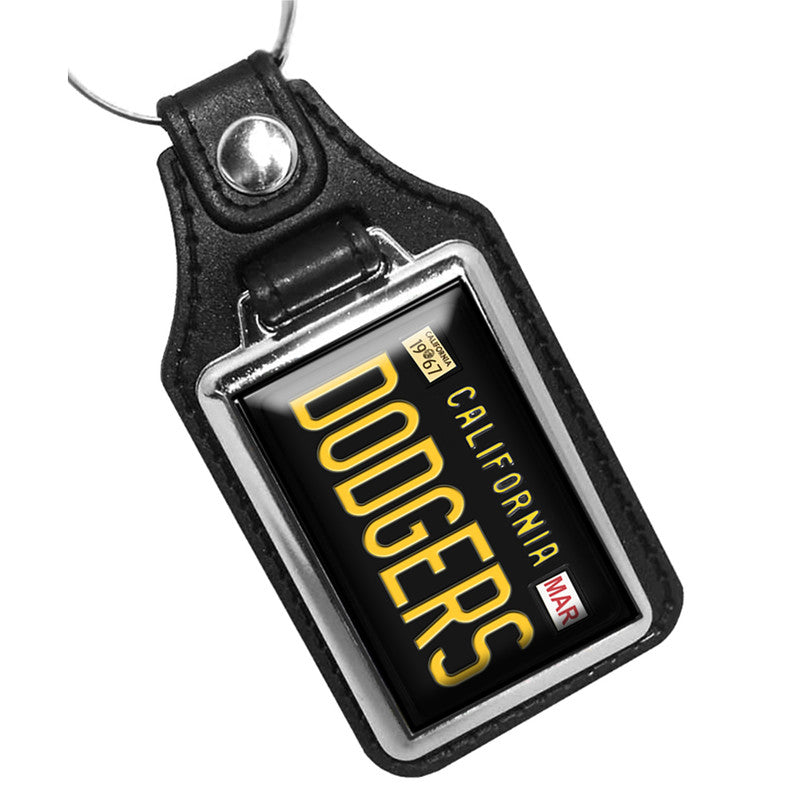 KR-1506 Key Ring - 1967 California Sign Dodgers Baseball
