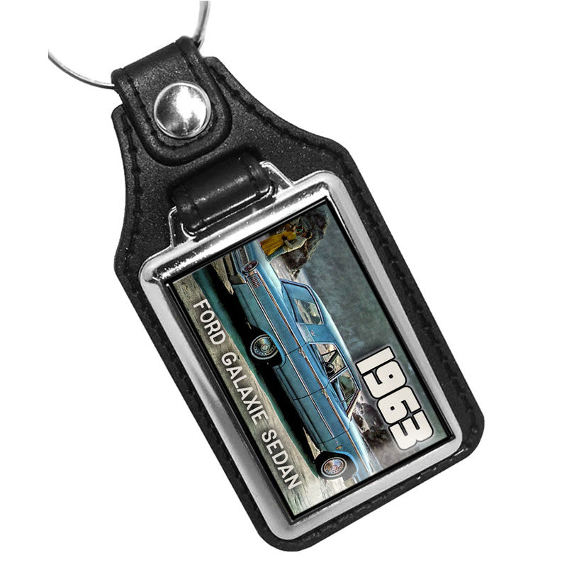 KR-1550 Key Ring - Classic 1963 Ford Galaxie Four Door Sedan