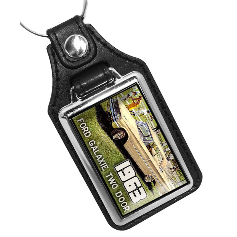 KR-1551 Key Ring - Classic 1963 Ford Galaxie Two Door Coupe