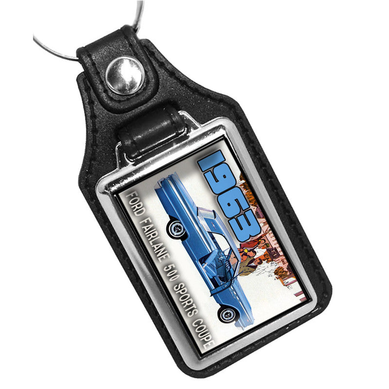 KR-1552 Key Ring - Classic 1963 Ford Fairlane 500 Sports Coupe