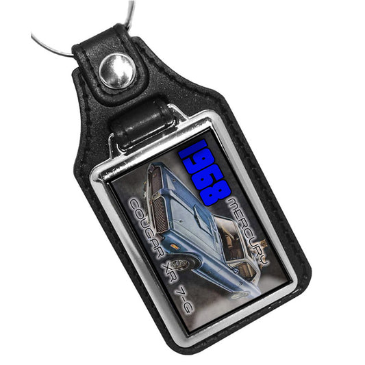 KR-1557 Key Ring - Classic 1968 Mercury Cougar XR 7-G