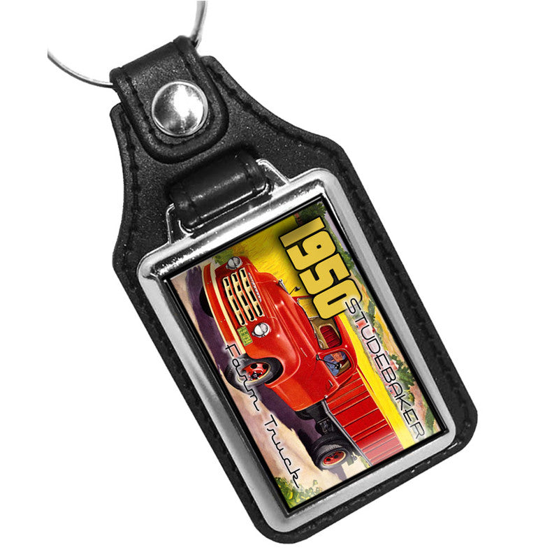 KR-1559 Key Ring - Classic 1950 Studebaker Farm Truck