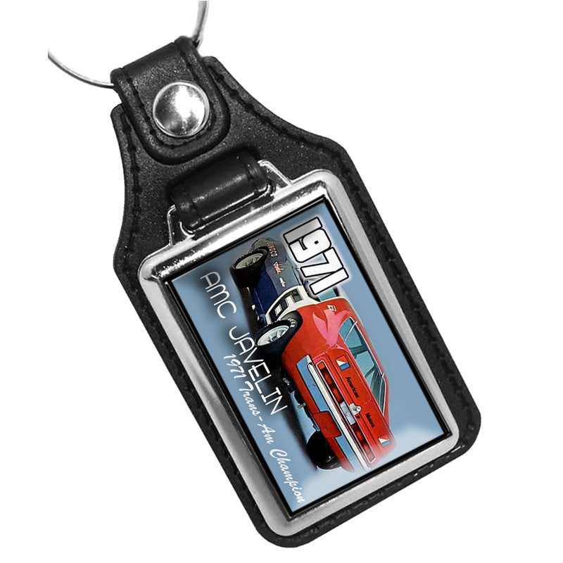 KR-1563 Key Ring - Classic 1971 AMC Javelin Trans-Am Champion