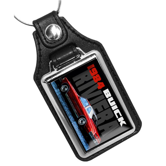 KR-1573 Key Ring - Classic 1984 Buick Riviera Two Door Coupe