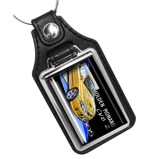 KR-1616 Key Ring - Classic 2005 Holden Monaro CV8 Z Gold