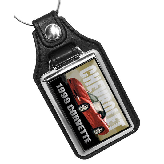 KR-1634 Key Ring - Classic American Muscle 1999 Corvette Magnetic Red