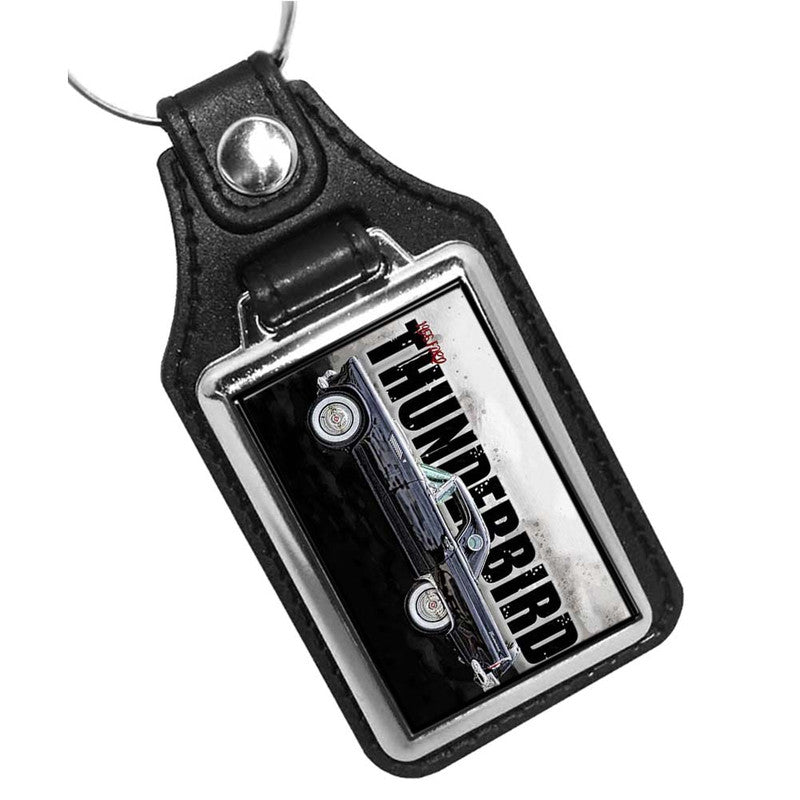KR-1639 Key Ring - Classic 1956 Ford Thunderbird Black