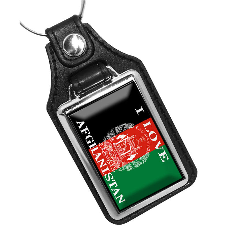 KR-1648 Key Ring - Countries of the World I Love My Afghanistan