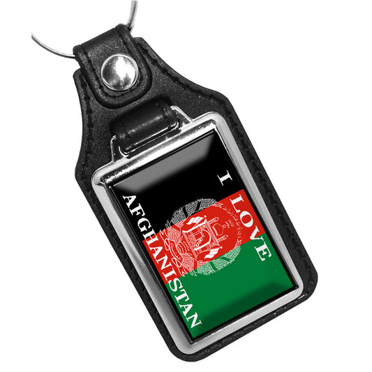 KR-1648 Key Ring - Countries of the World I Love My Afghanistan