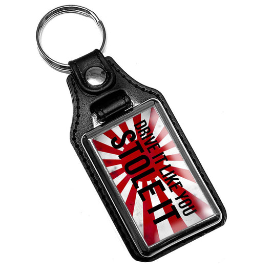 KR-175 Key Ring - Japanese Battle Flag Drive Like You Stole It