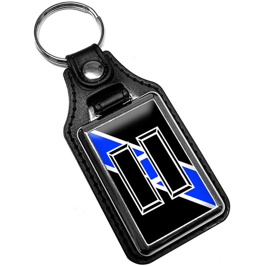 KR-187 Key Ring - Law Enforcement Captain Rank Bars