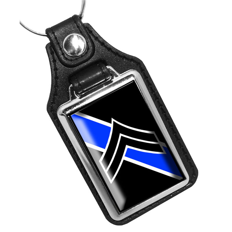 KR-189 Key Ring - Law Enforcement TBL Corporal Rank