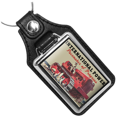KR-1972 Key Ring - Classic 1947 International Harvester Bulldozer