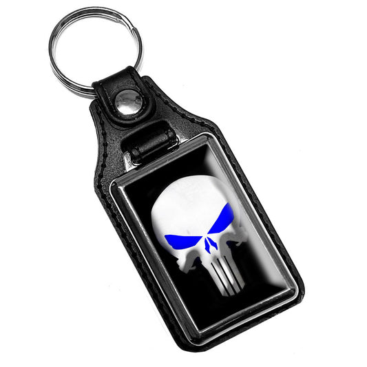 KR-202 Key Ring - Skull with Blue EyesLaw Enforcement