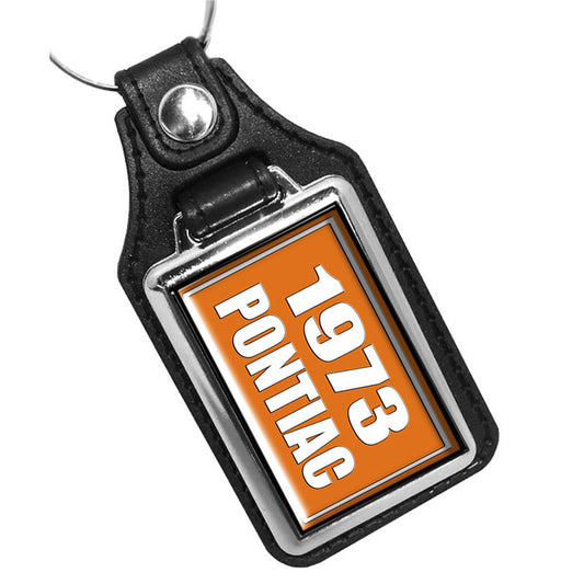 KR-2047-1 Key Ring - Classic 1973 Pontiac Firebird Nanajo Orange
