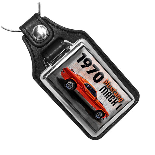 KR-2184 Key Ring - Classic 1970 Mustang Mach One Muscle Car