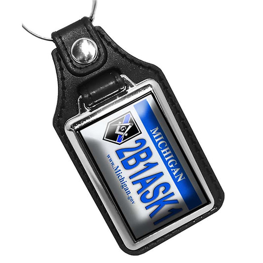 KR-219 Key Ring - Michigan Law Enforcement Mason