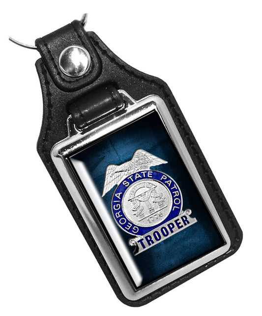 KR-231-1 Key Ring - Law Enforcement Geaorgia State Police