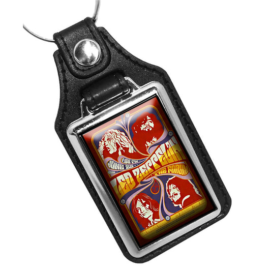 KR-236 Key Ring - 1972 Led Zeppelin Concert Poster Design