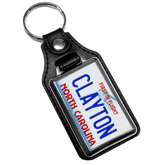 KR-2402 Key Ring - North Carolina City & Town Clayton