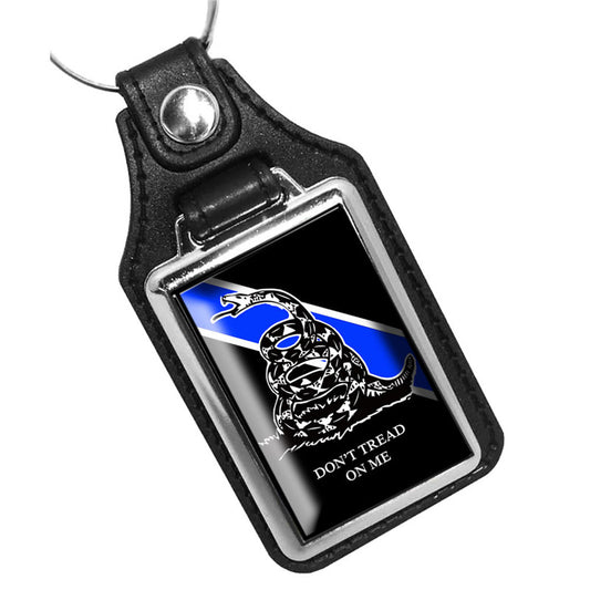 KR-264 Key Ring - Law Enforcement TBL Don't Tread On Me