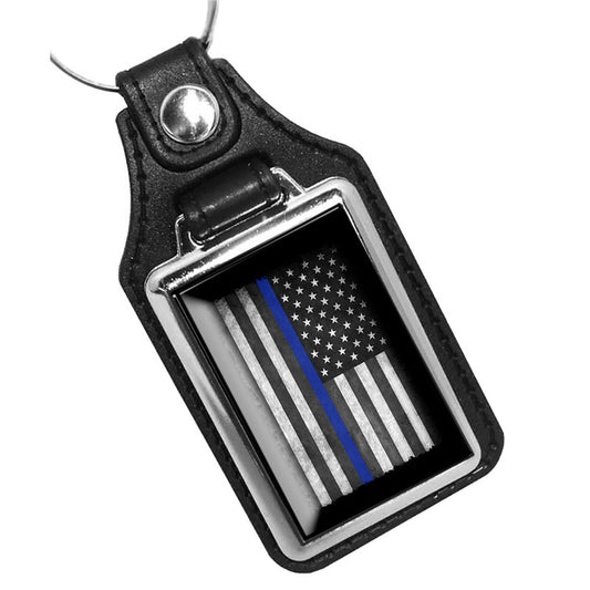 KR-270 Key Ring - Law Enforcement TBL Flag