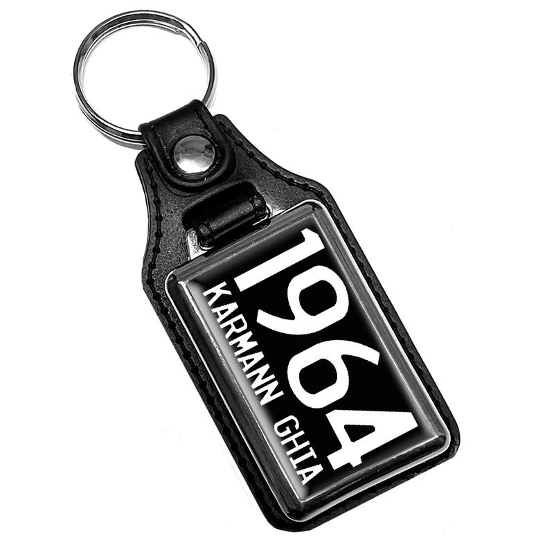 KR-276-1955 Key Ring - Classic 1955 Karmann Ghia Sports Car