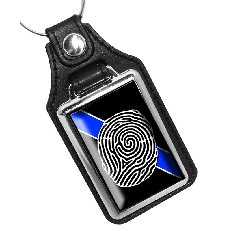 KR-281 Key Ring - Law Enforcement TBL Finger Print