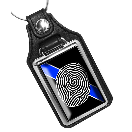 KR-281 Key Ring - Law Enforcement TBL Finger Print