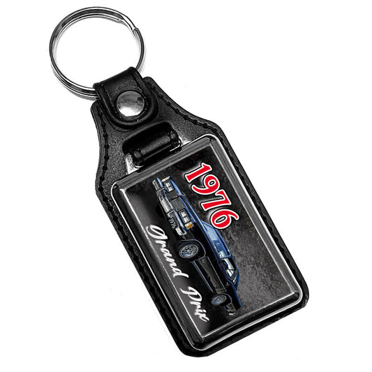 KR-3032 Key Ring - Classic 1976 Pontiac Grand Prix Muscle Car