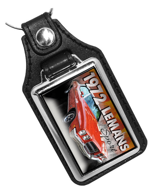 KR-3033 Key Ring - Classic 1972 Pontic LeMans Sport Muscle Car