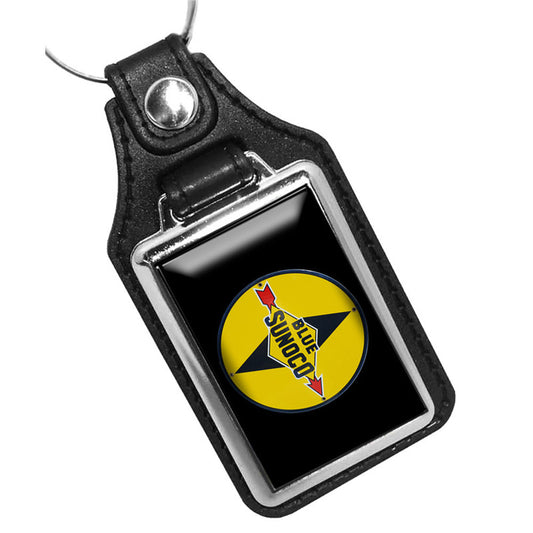 KR-3100 Key Ring - Vintage Gas & Oil Sunoco Sign Design