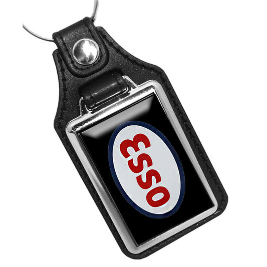 KR-3101 Key Ring - Vintage Gas & Oil Esso Sign Design