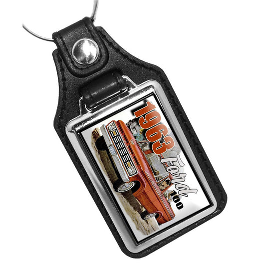 KR-3126 Key Ring - Classic 1963 Ford 100 Pick Up Truck