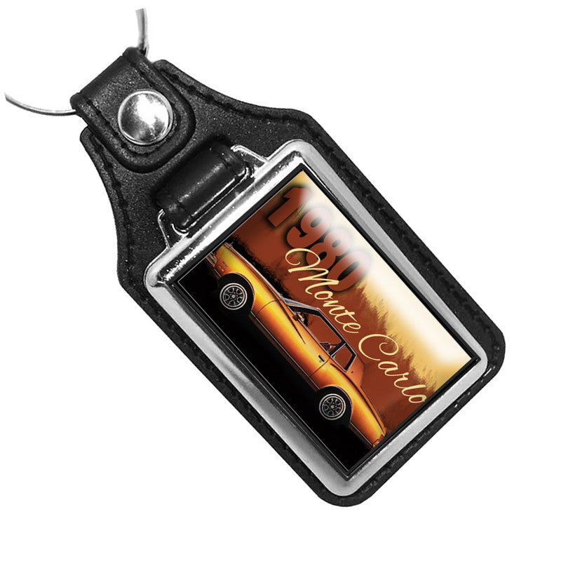 KR-3171 Key Ring - Classic 1980 Monte Carlo Gold Design