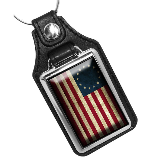 KR-3180 Key Ring - Patriotic Betsy Ross American Flag