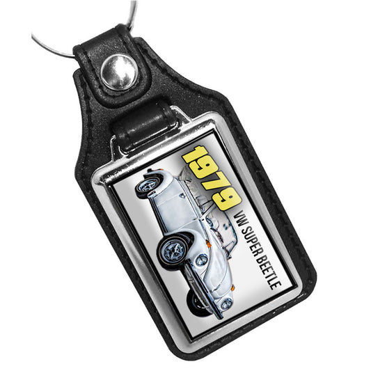 KR-3203 Key Ring - Classic VW Beetle Convertible