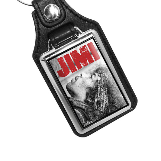 KR-3223 Key Ring - Vintage 1960's Jimi Hendrix Musician