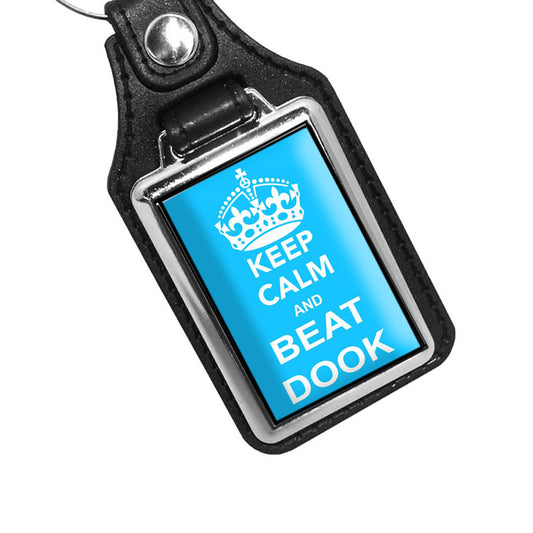 KR-3224 Key Ring - Keep Calm and Beat Dook Basketball Design
