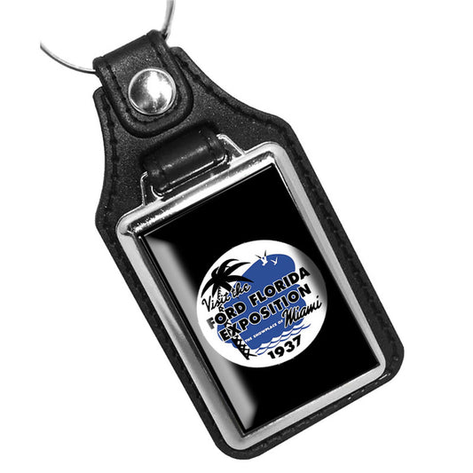 KR-3263 Key Ring - Vintage Ford Expo Event Sign Design