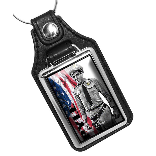 KR-3289 Key Ring - Mayberry Deputy Gomer Pyle American Flag